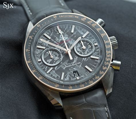 omega meteorite speedmaster|watches with meteorite dials.